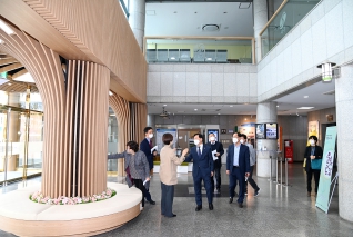 서구문화회관 환경개선 현장 방문 대표이미지